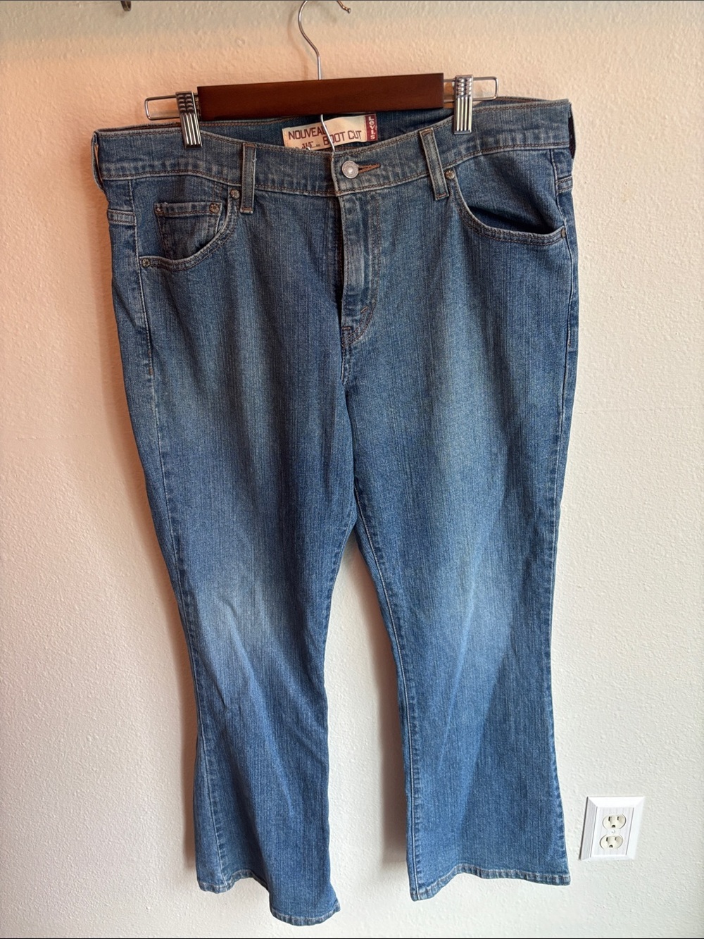 LEVIS 515 Bootcut Womens Jeans 14 Short